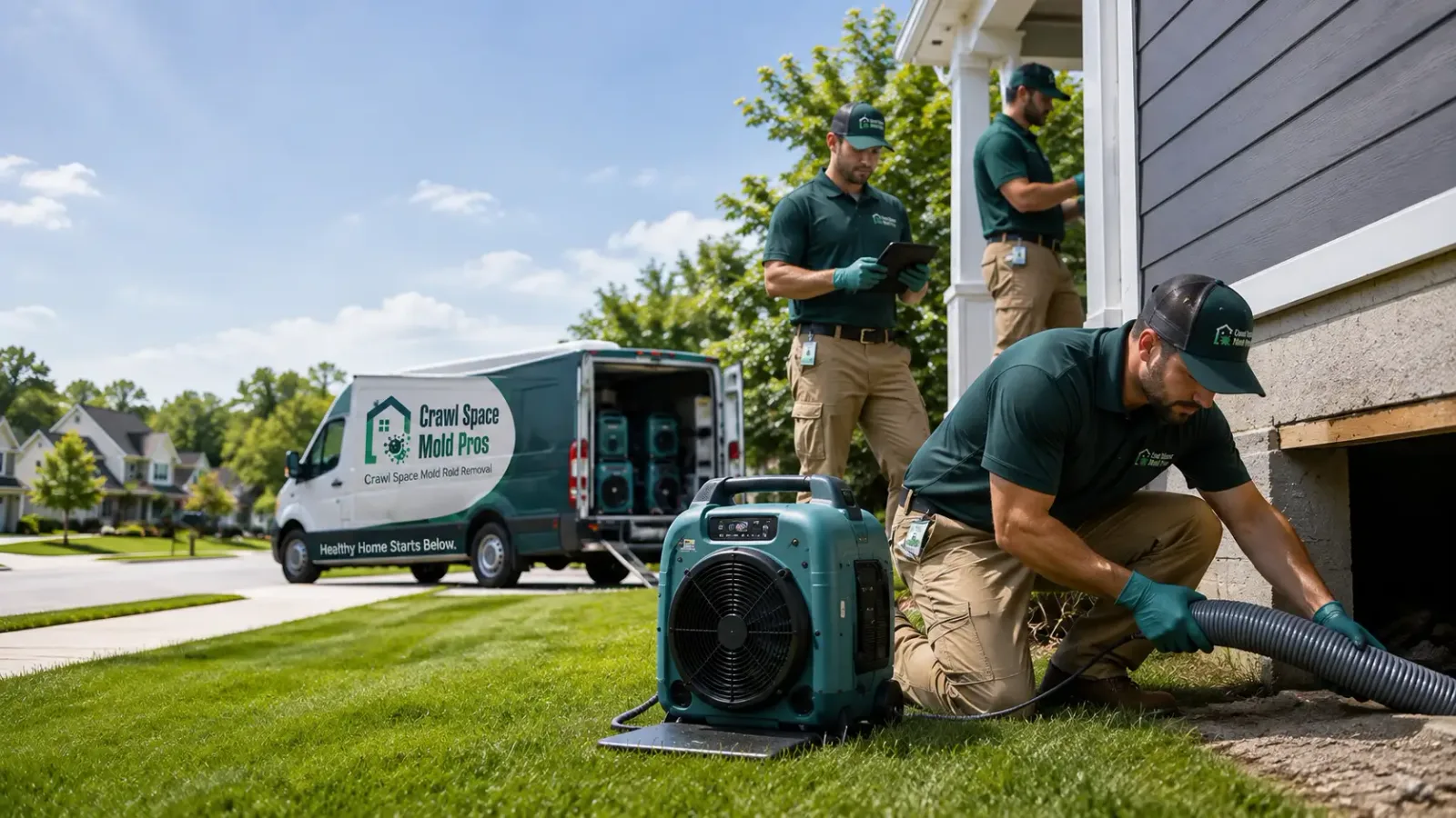 Crawl Space Mold Removal in Crestline, OH